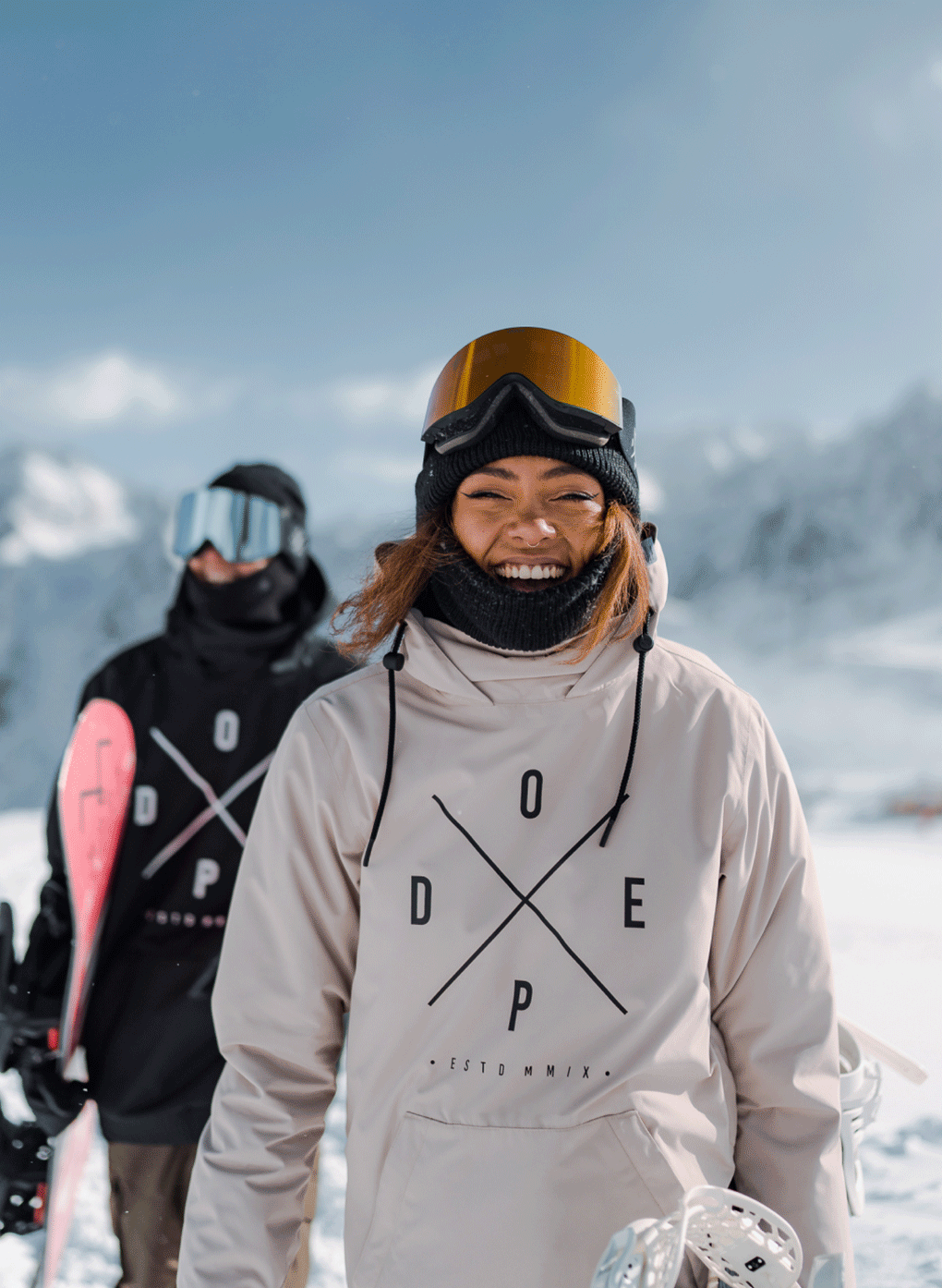 Dope Yeti 2022 Snowboard Jacket Men Peak Black